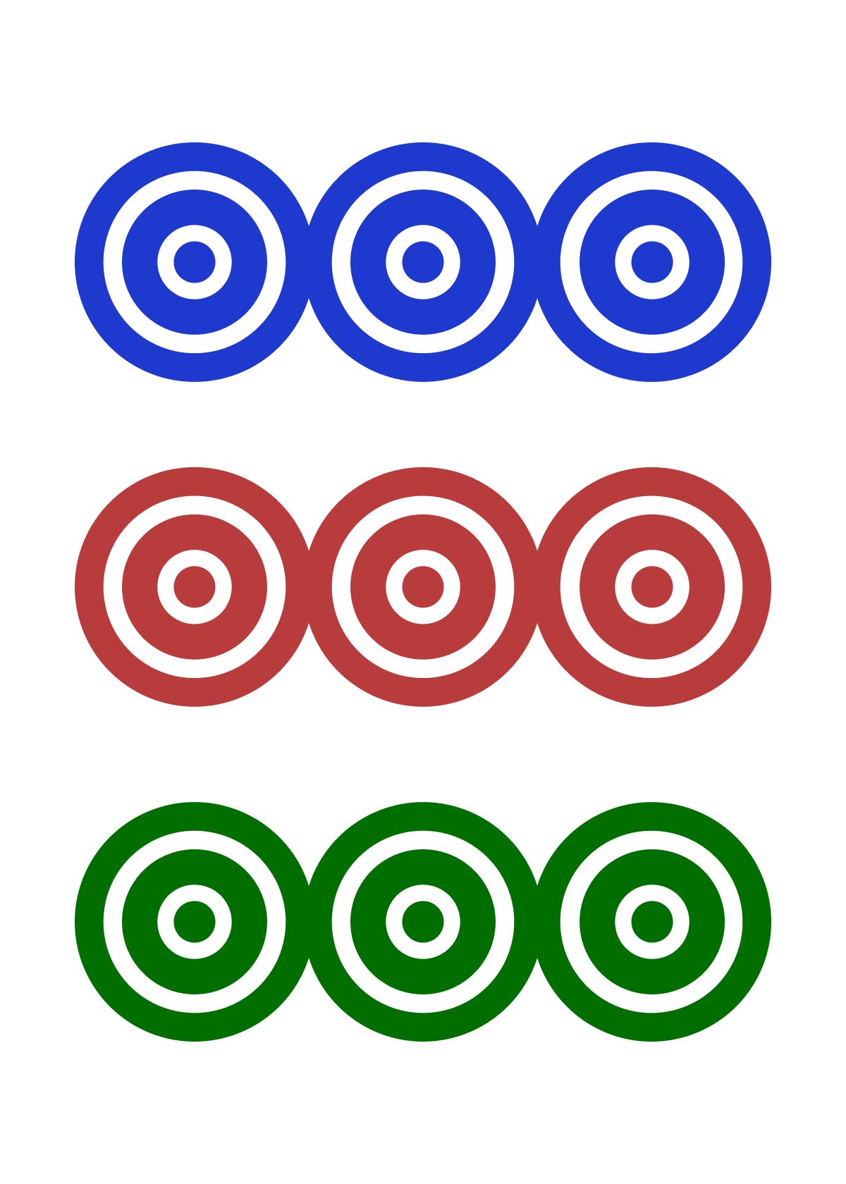Nine pin